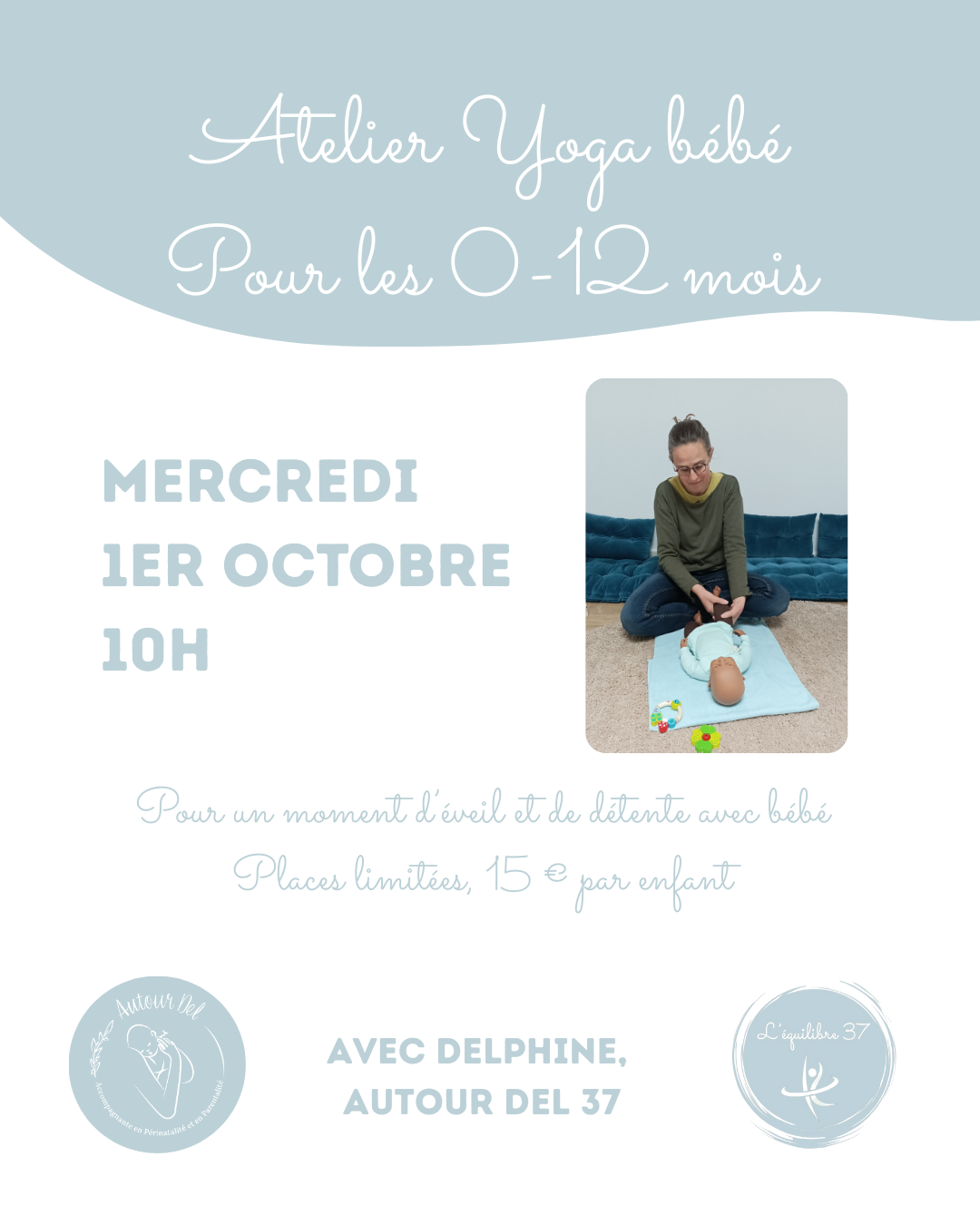 Atelier Yoga bébé 0-12 mois
